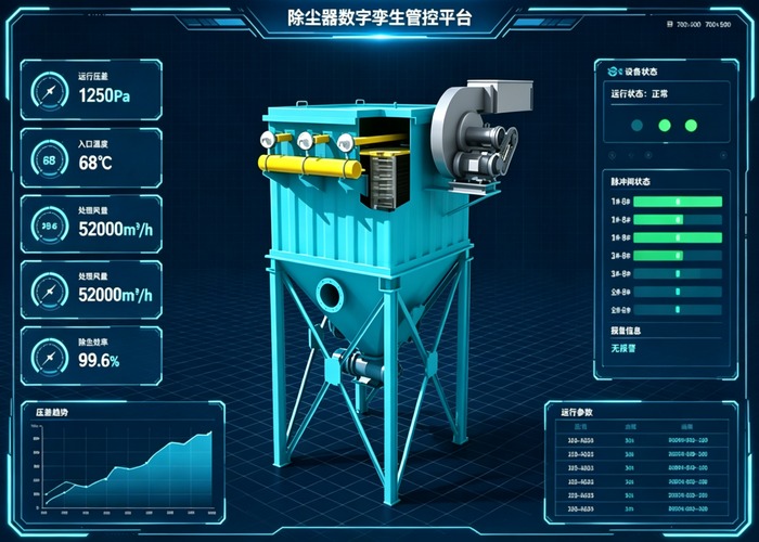 除尘器数字孪生智能管控平台